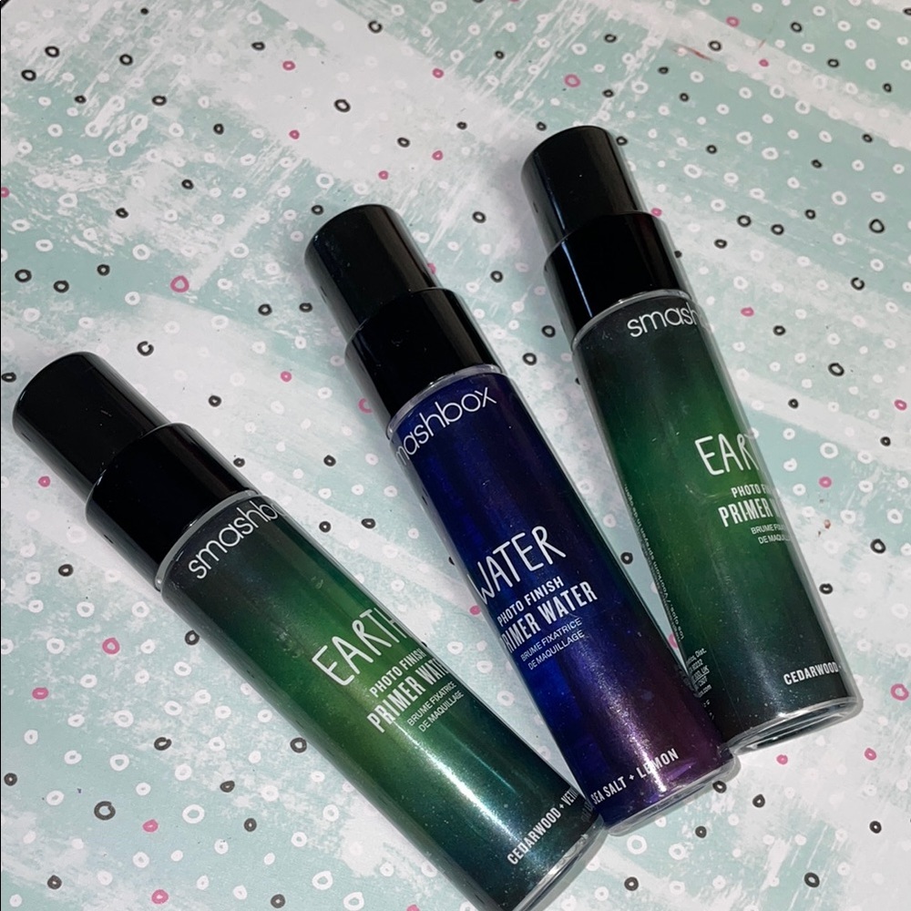 Smashbox New Photo Finish Primer Water Trio Cedarwood Sea Salt